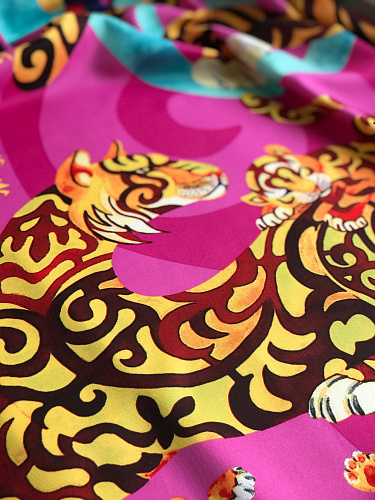 Сувенирный платок "Амурские тигры"