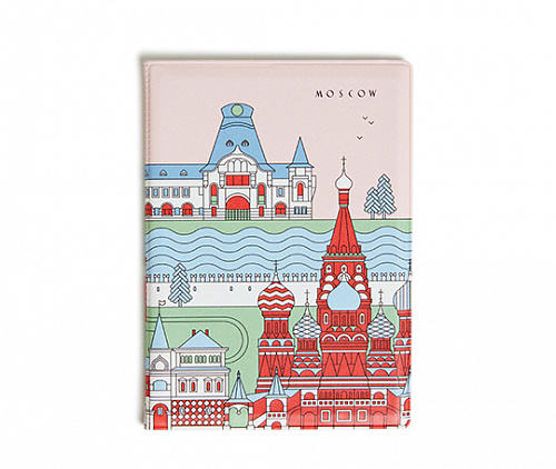 Обложка для паспорта "Дореволюционная Москва"