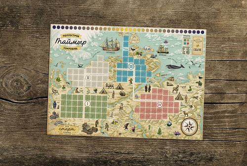 Игра настольная "Таймыр. Полуостров сокровищ"