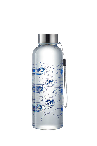 Бутылка с логотипом РГО в чехле