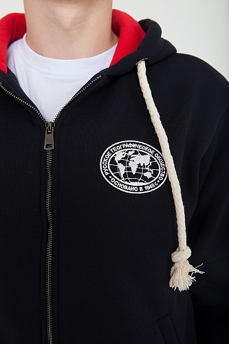 Толстовка РГО синяя "Бриг Меркурий"